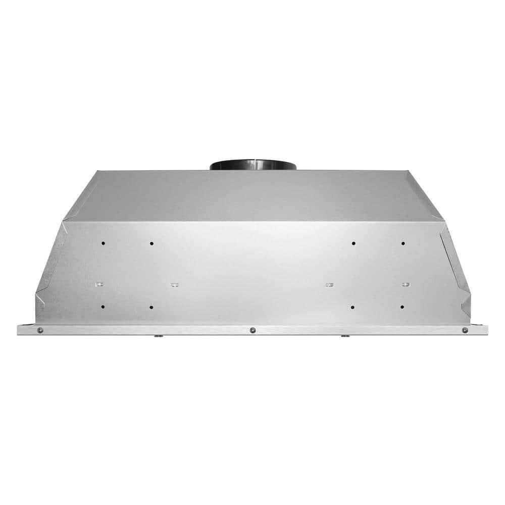 Cosmo 30 in. Lumin Collection Ducted Insert Range Hood, Touch Controls, LED Lights, Permanent Filters, Stainless Steel