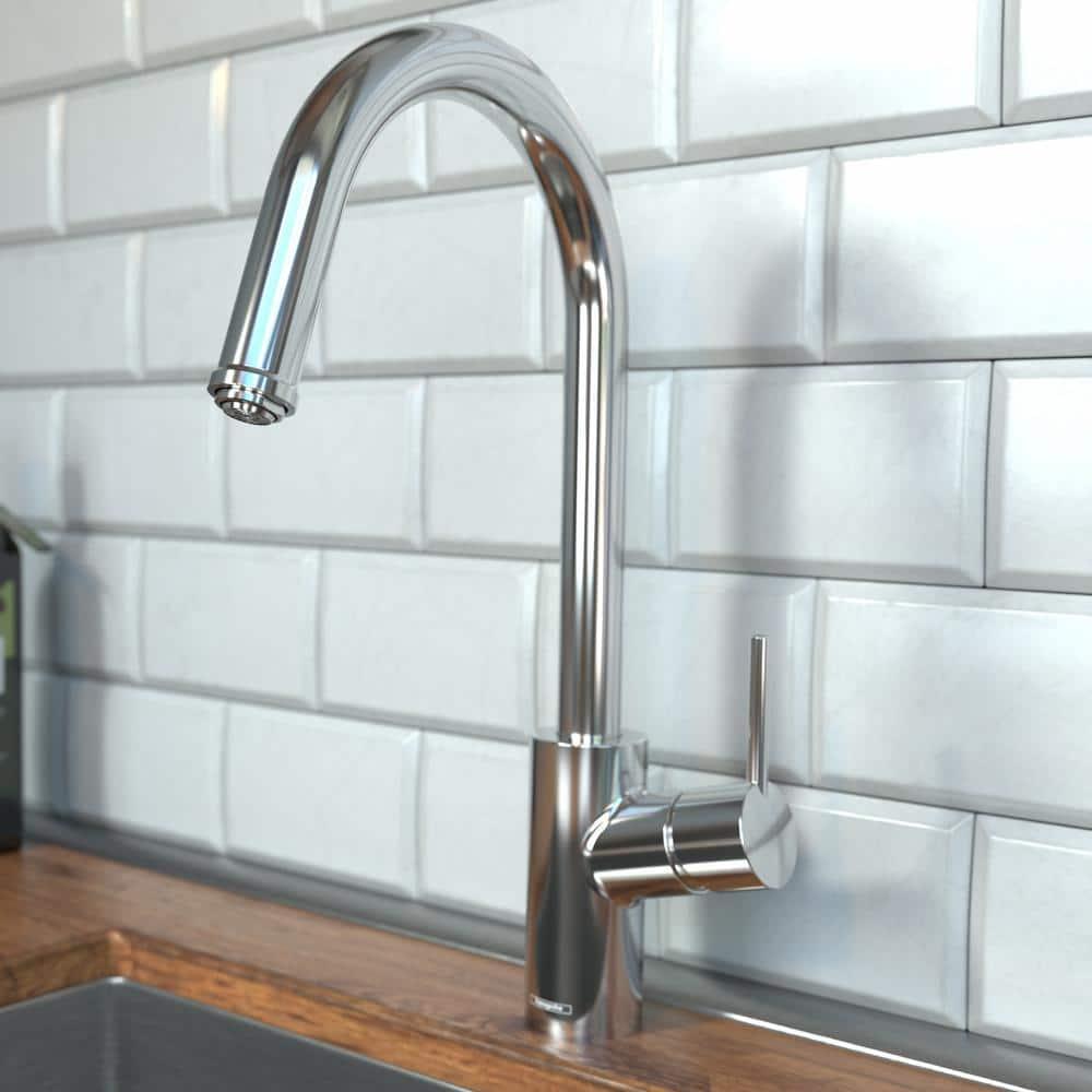 Talis S² Pull Down Single Handle Kitchen Faucet with Handle and Supply Lines