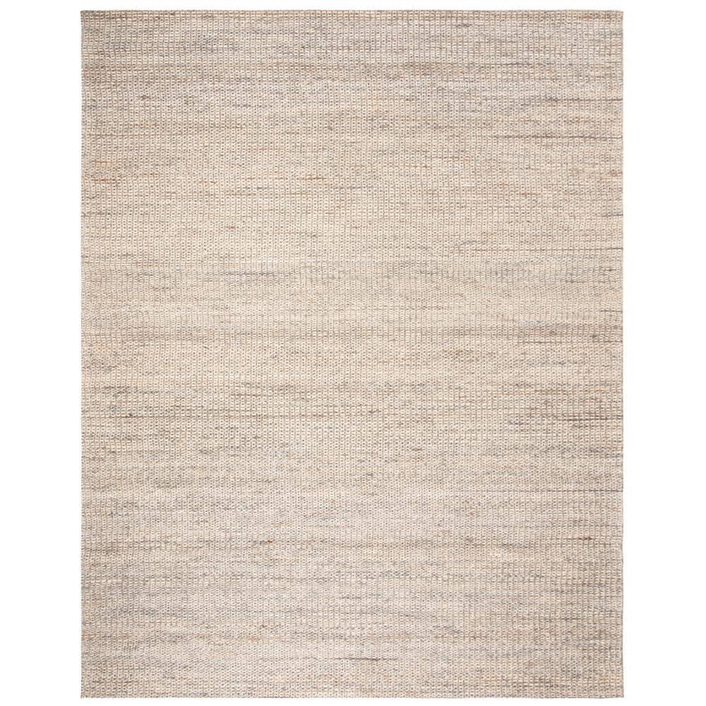 SAFAVIEH Marbella Christina Solid Area Rug, Light Grey, 9' x 12'