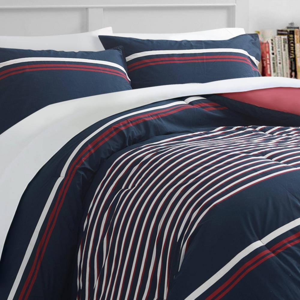Nautica Nautica Mineola Cotton Navy Comforter Set