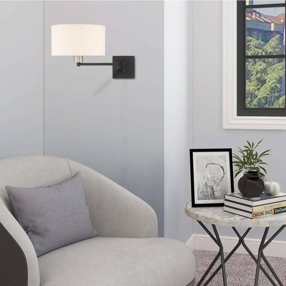 Livex Lighting 1 - Light Wall Light in  Black