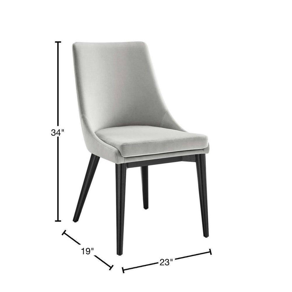 Modway Viscount Performance Velvet Dining Chair by Modway
