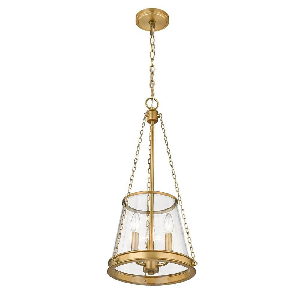 Z-Lite Prescott 3 - Light Pendant in  Rubbed Brass