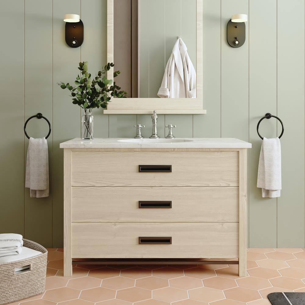 DeerValley Symmetry 19 1/2" X 16" Oval Vitreous China Undermount Bathroom Sink with Overflow