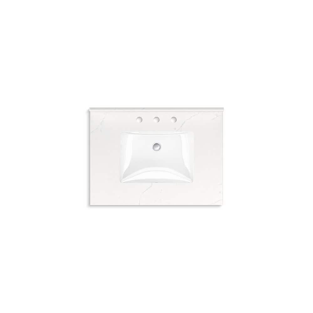Seagrove By Studio McGee 30 in. Bathroom Vanity Cabinet With Sink And Quartz Top