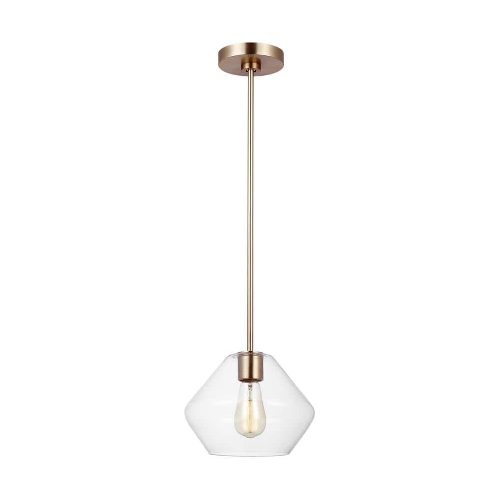 Rooks Single Light Glass Dimmable Pendant