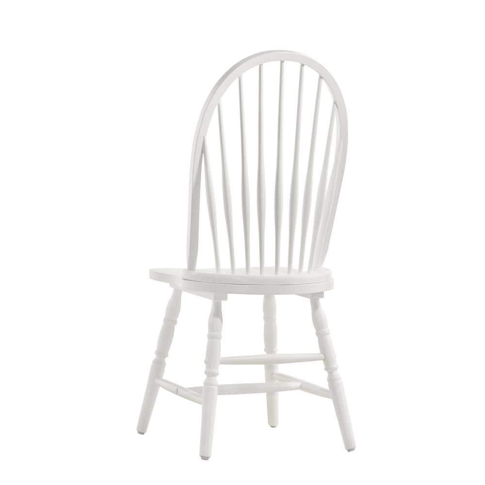 Carolina Classics Windsor Wood Dining Chair in Pure White