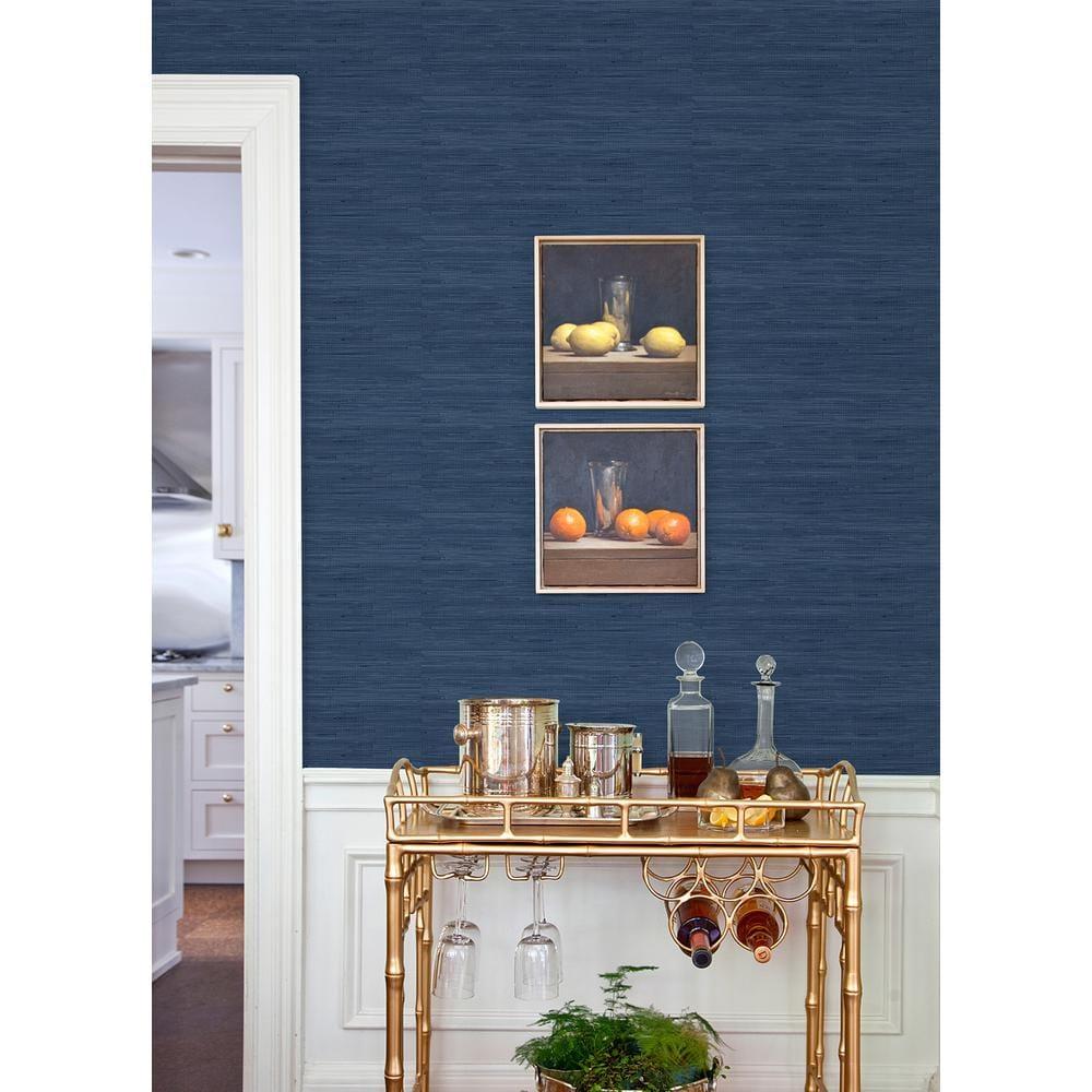 18 ft x 20.5 in x 0.025 in Grasscloth Peel and Stick Wallpaper Roll