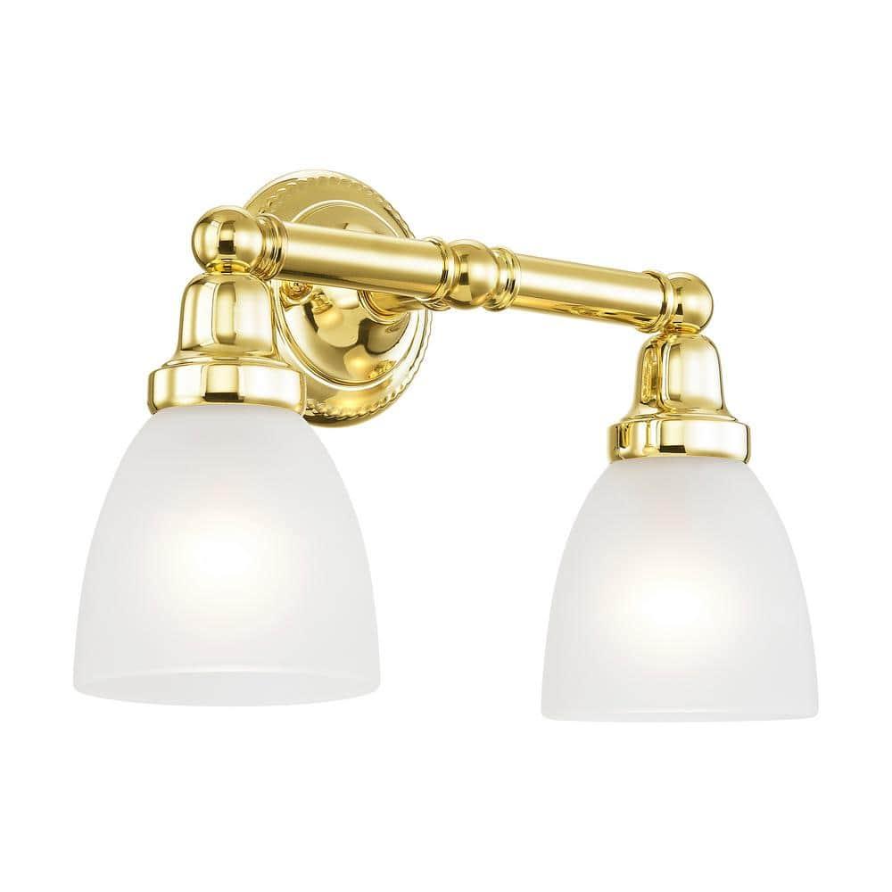 Livex Lighting Classic 2 - Light Vanity in  Polished Brass
