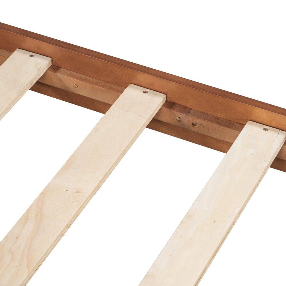 Christopher Knight Home Samson Queen Size Brown Leather Upholstered Platform Bed