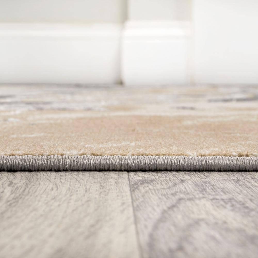 JONATHAN Y Swirl Marbled Abstract Beige/Ivory 5 ft. x 8 ft. Area Rug
