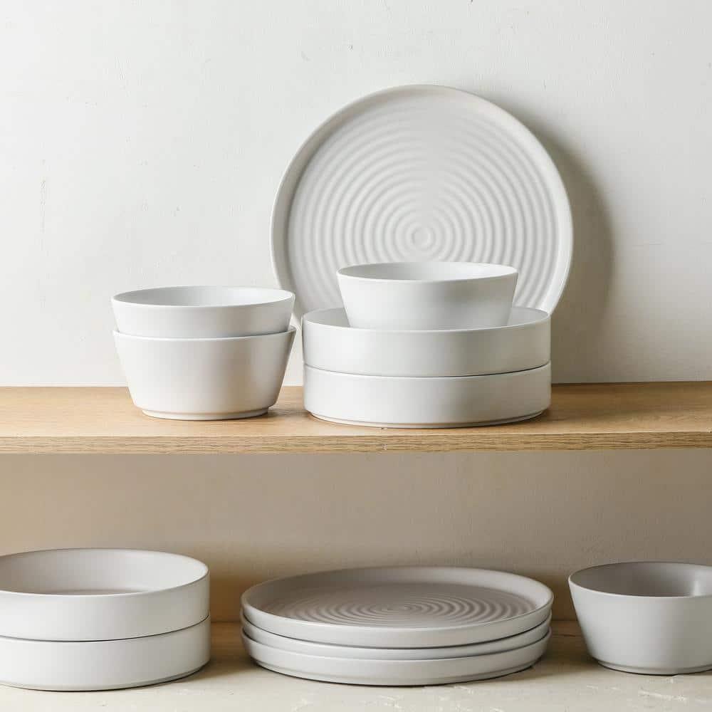 Stone Lain Elica 24-Piece Dinnerware Set Stoneware (Set of 24)