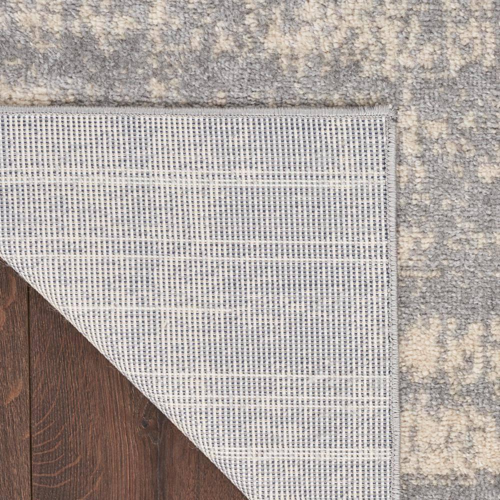 Nourison Essentials 3' x 5' Grey/Beige Modern Indoor/Outdoor Rug