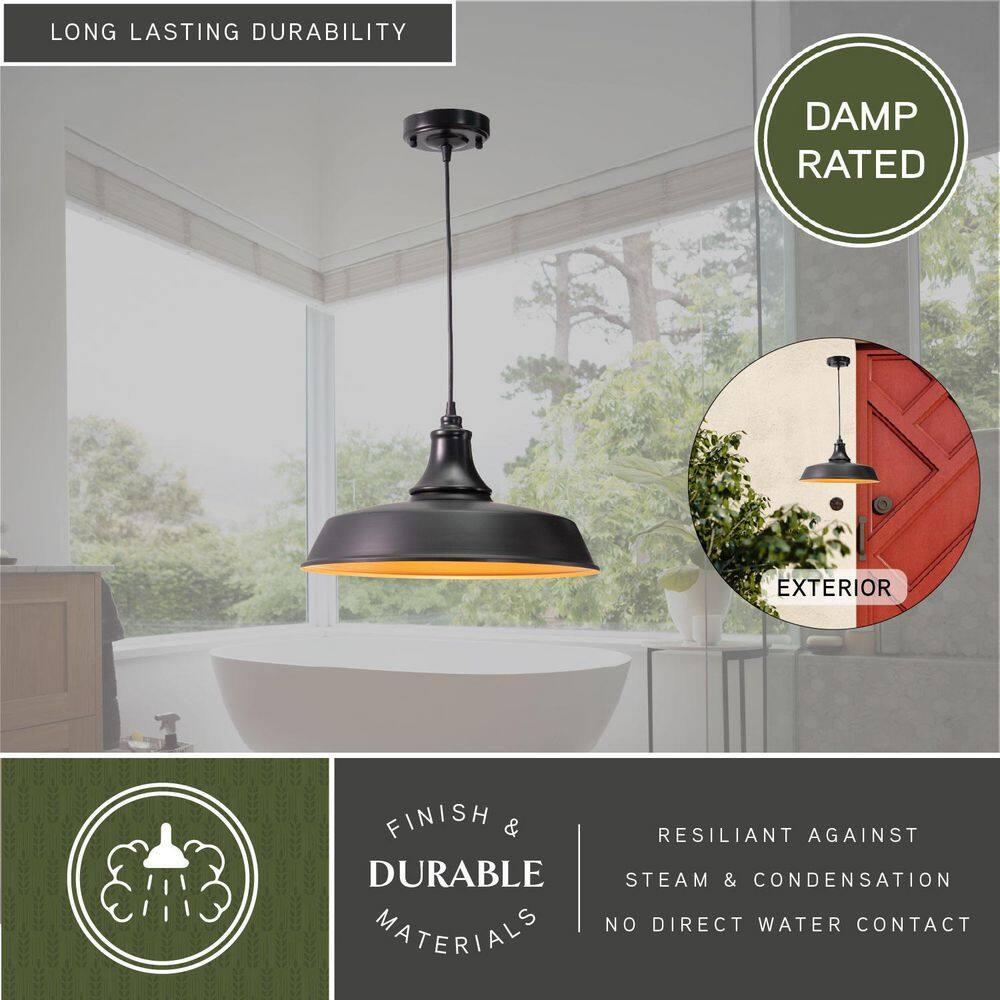 Vaxcel Dorado 1 - Light Pendant in  Dark Bronze