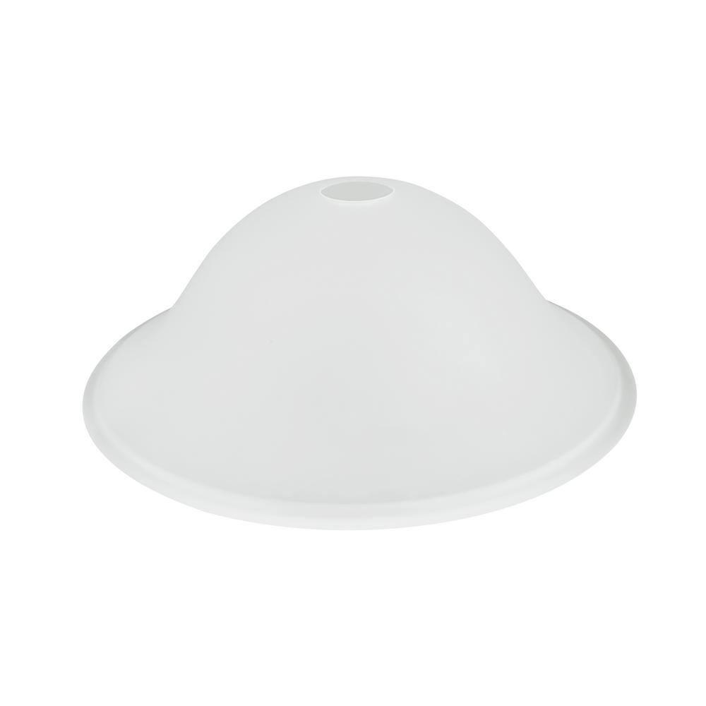 Aspen Creative 23101-21 Frosted Transitional Style Replacement Torchiere Glass Shade, 5-1/2" high x 15" diameter