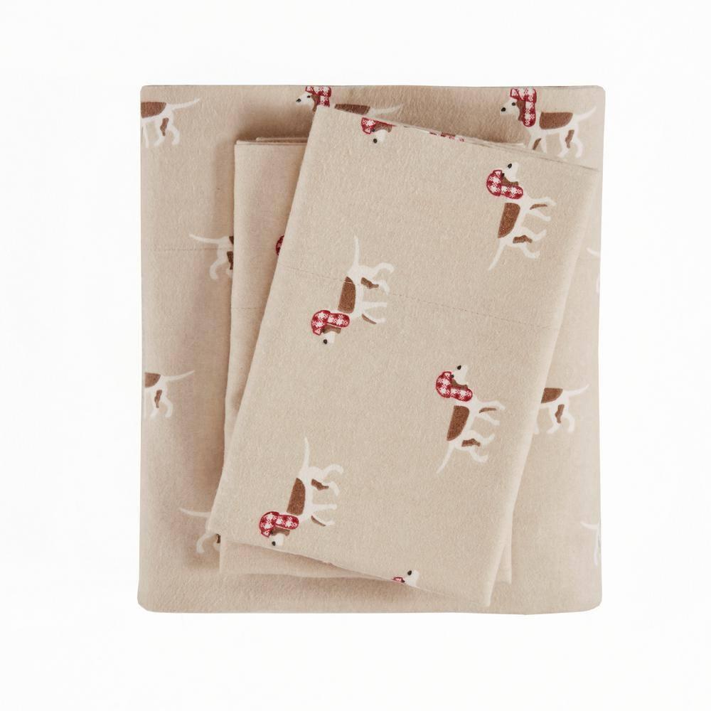 Woolrich 100% Cotton Flannel Sheet Set