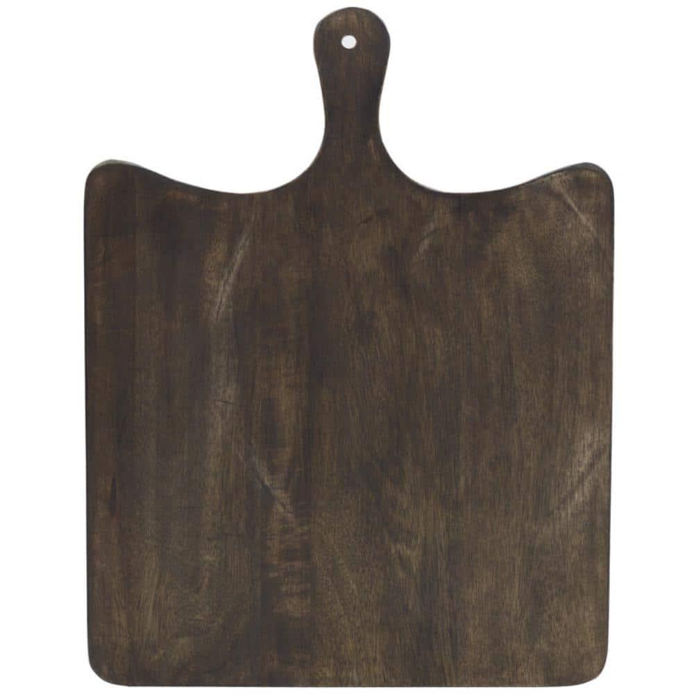 Fitz and Floyd Austin Craft Maryn Mango Wood Paddle Cheese Charcuterie Serving Board, 18-Inch