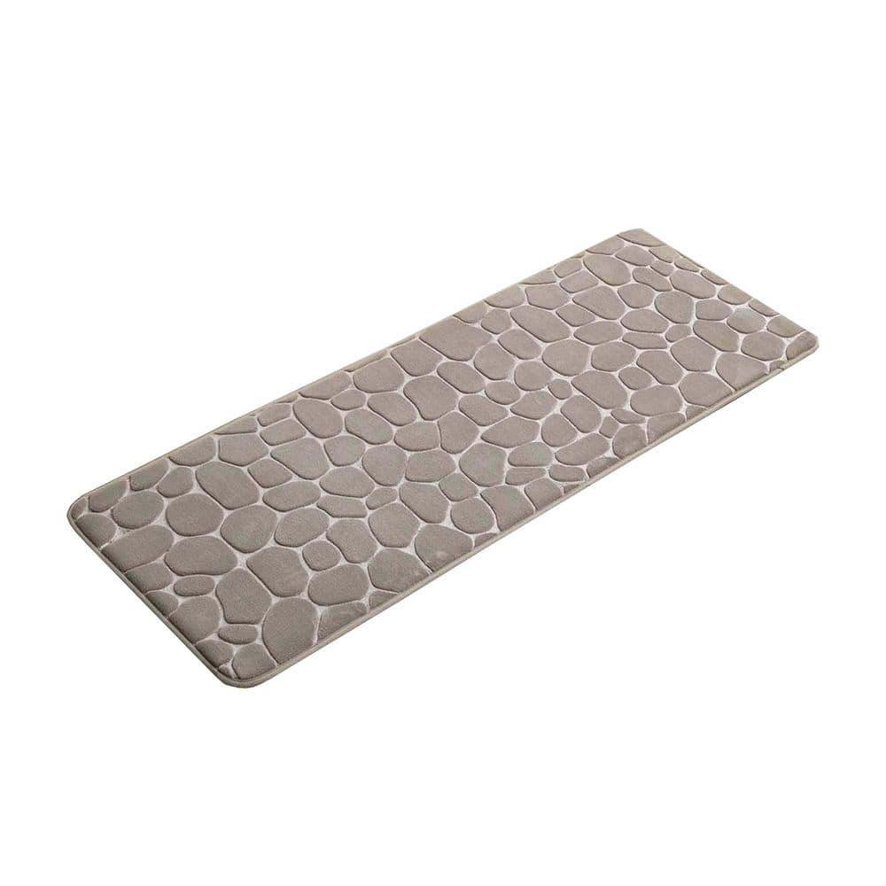 Evideco Pebble Runner Mat - Memory Foam - 48"L x 18"W for Kitchen, Bathroom and more & Reviews | Wayfair