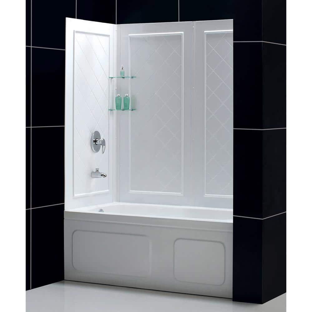 Infinity-Z 28" x 60" Rectangle Sliding Tub Enclosure