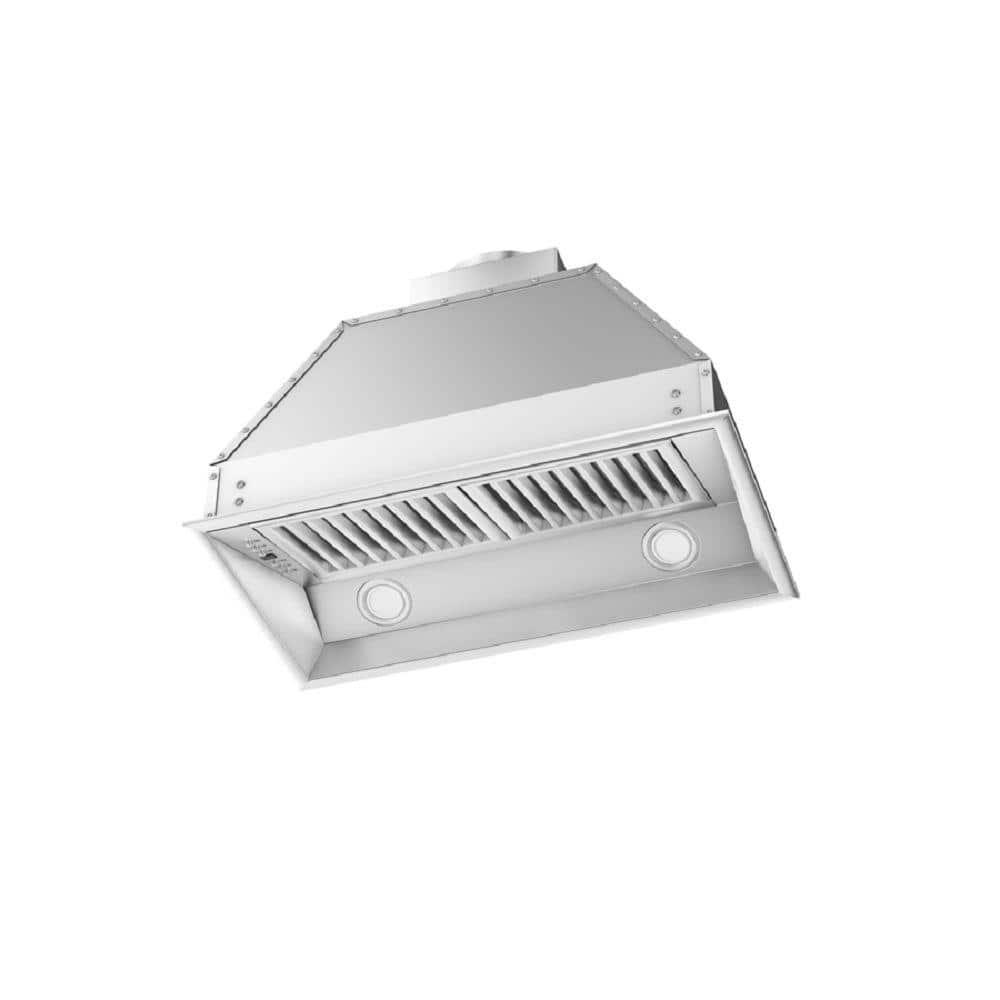ZLINE 34" Ducted Wall Mount Range Hood Insert in Outdoor Approved Stainless Steel (695-304-34)