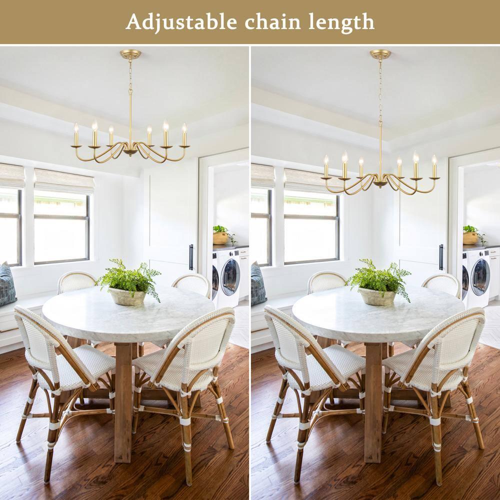 Marquest 6 - Light Dimmable Classic / Traditional Chandelier