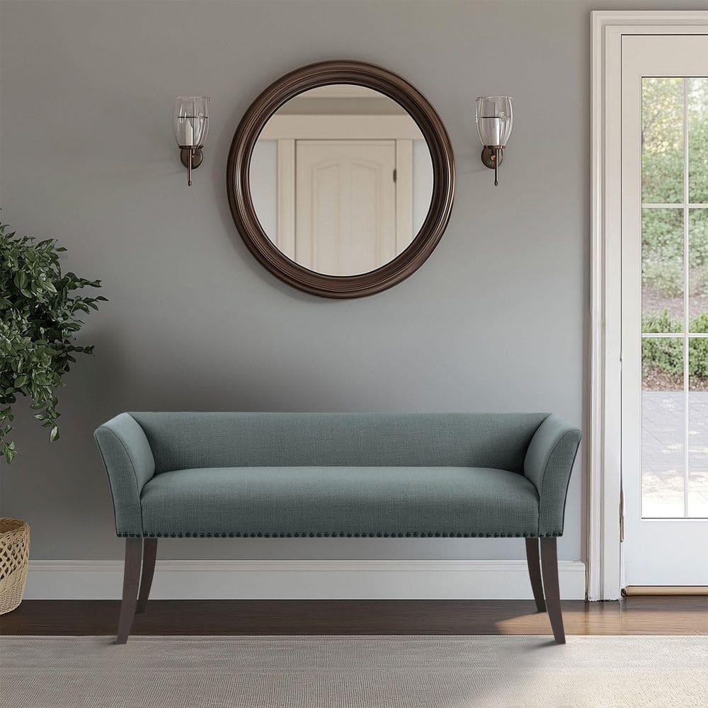 GZMWON 1 Polyester Upholstered Bench Bedroom Bench Modern Bench Accent Bench