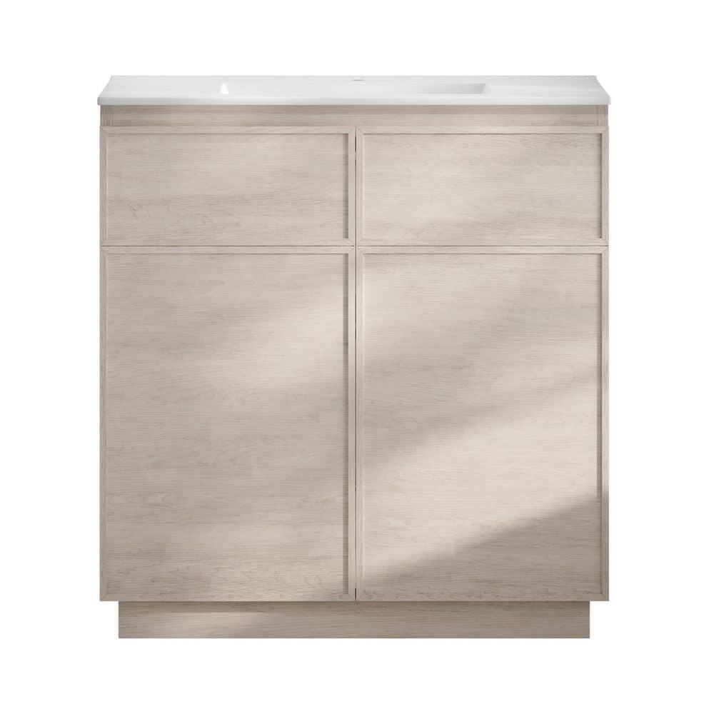 Swiss Madison St. Tropez 36" Freestanding Bathroom Vanity With Sink Top