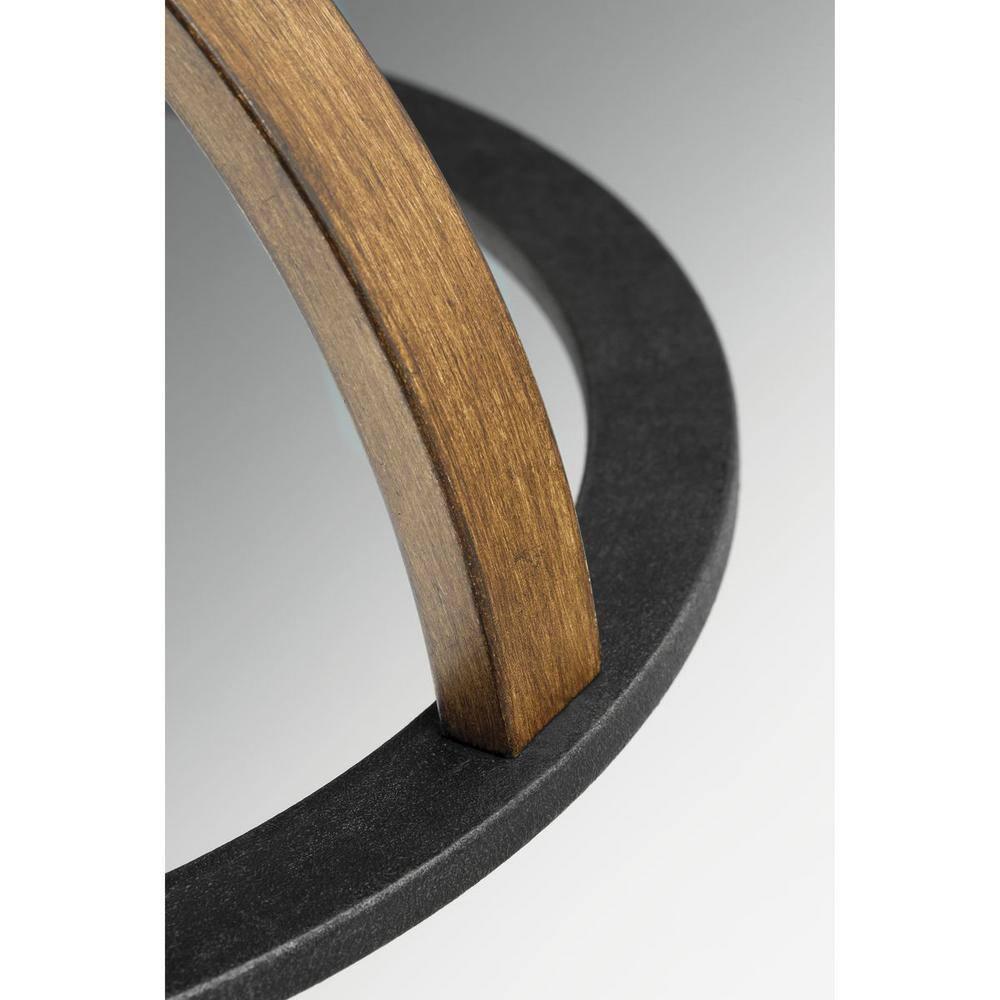 Progress Lighting Trestle 1-Light Pendant, Gilded Iron, Geometric Cage, Steel, Dry Rated, 14" Width