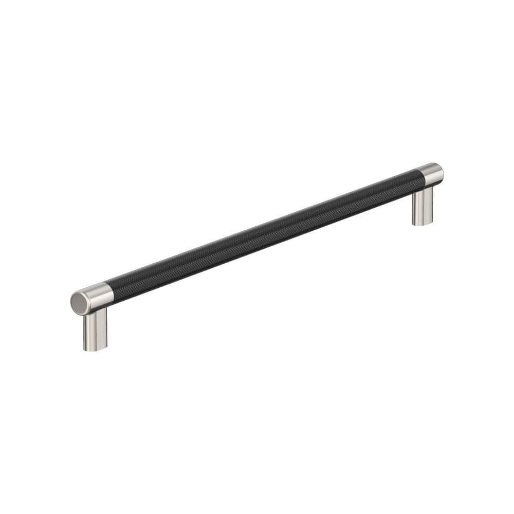 Amerock Esquire 18 inch (457mm) Center-to-Center Polished Nickel/Black Bronze Appliance Pull