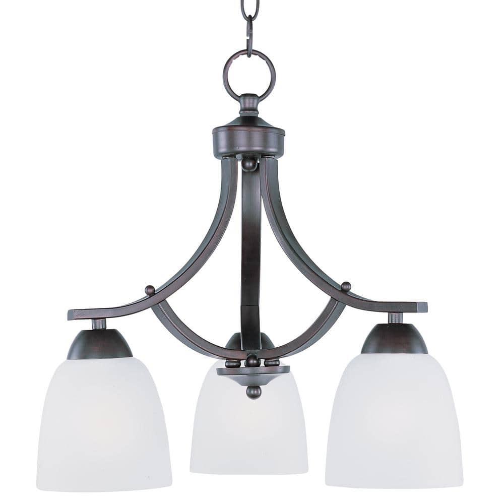 Maxim Lighting Axis 3 - Light Chandelier in  Oil Rubbed Bronze