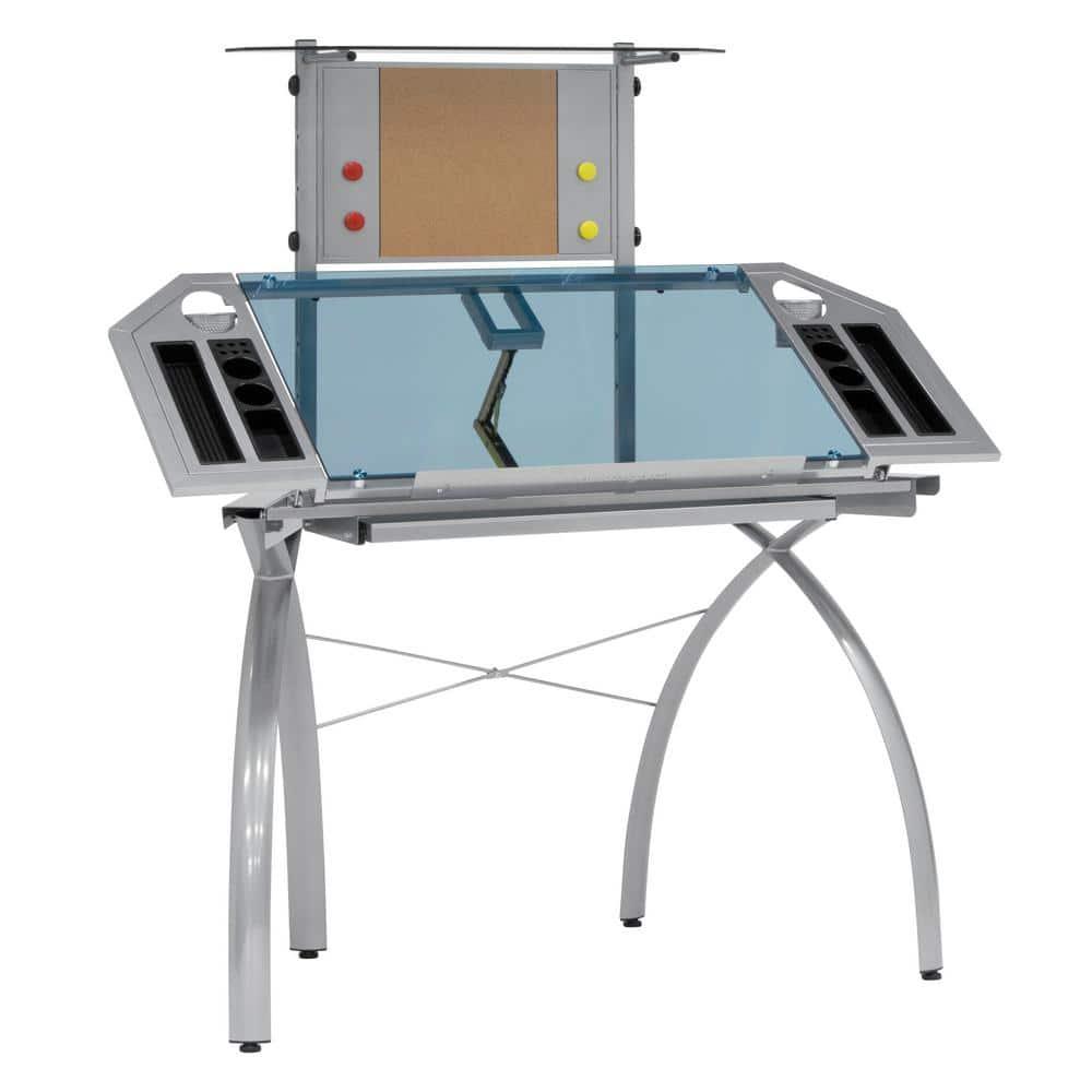 Inbox Zero Courson 50'' x 22'' Craft Table