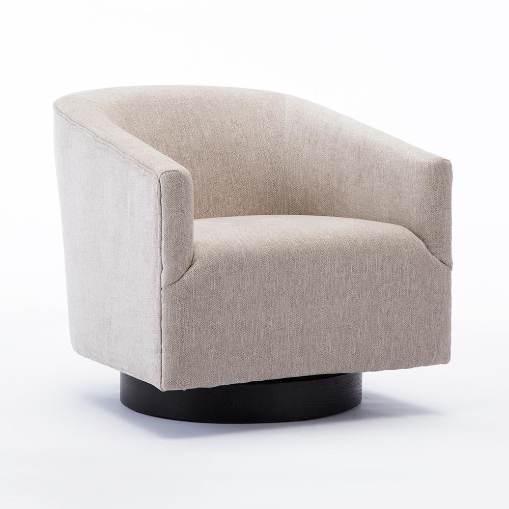 Donovan Upholstered Swivel Barrel Chair