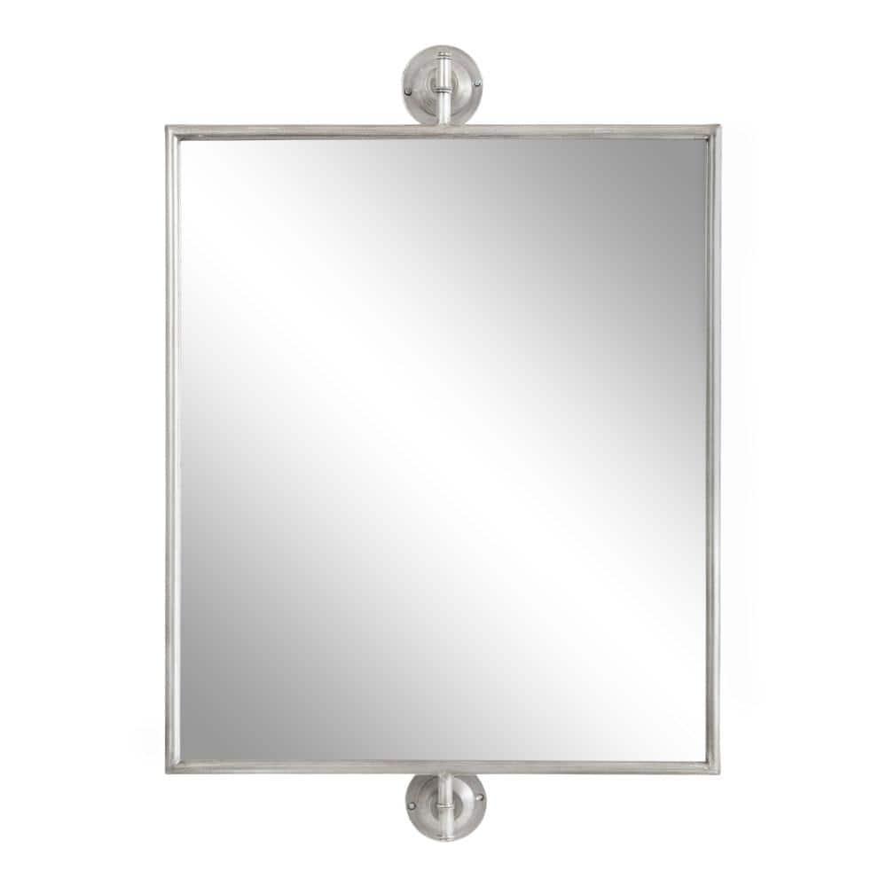 20"x31" Darbridge Rectangle Pivot Mirror Silver - Kate & Laurel All Things Decor