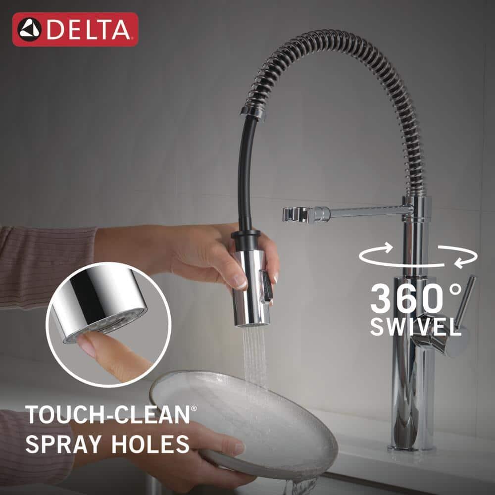Antoni Pro Commercial Pull Down Sprayer Kitchen Sink Faucet