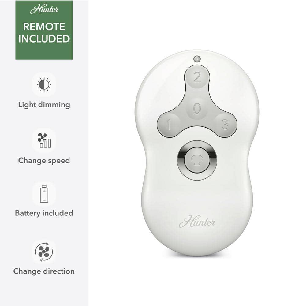 Dempsey Low Profile 44" 4 - Blade Indoor Flush Mount Small Room Ceiling Fan with Lights and Remote