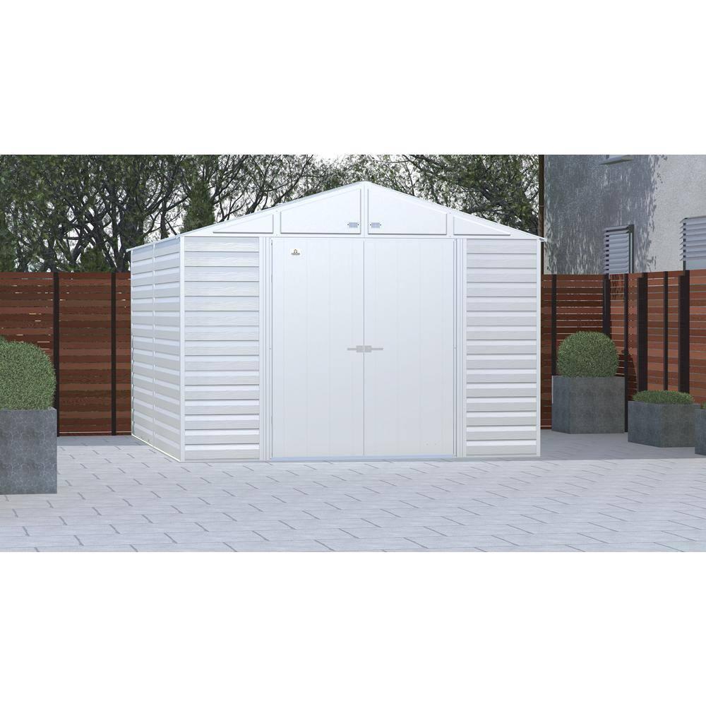 Arrow 10 ft. W x 12 ft. D Metal Storage Shed