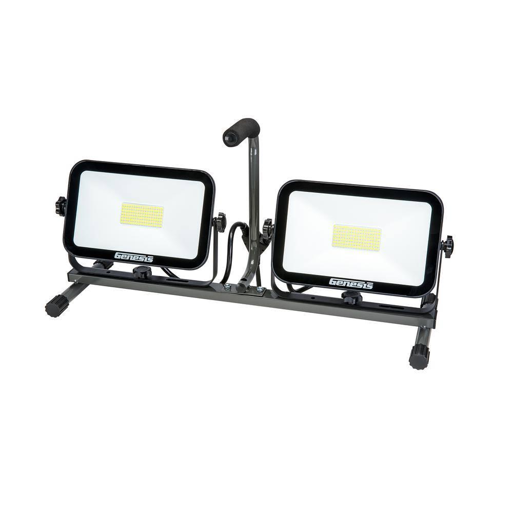 Genesis 72" Dual-Head LED Work Light with Tripod Stand
