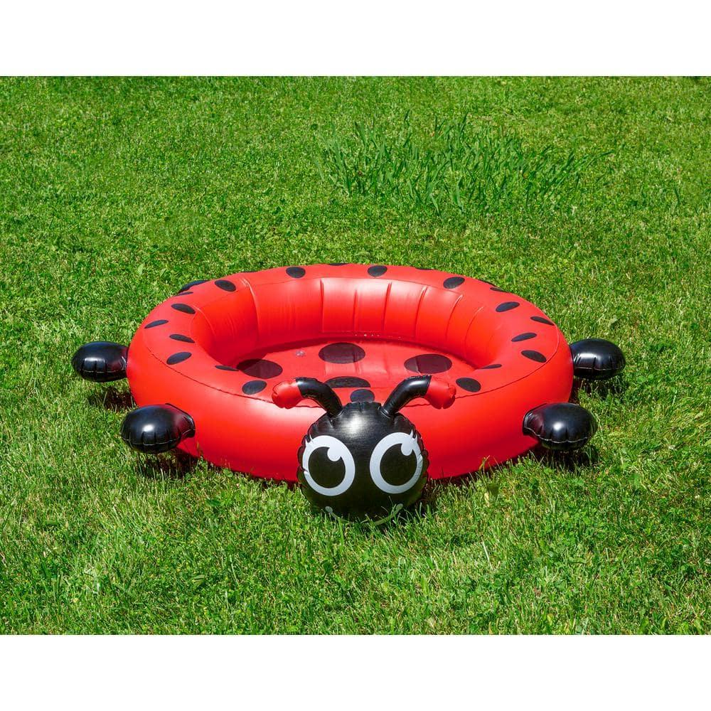 Poolmaster Ladybug Kiddie Wading Pool - Inflatable Swimming Pool for Kids