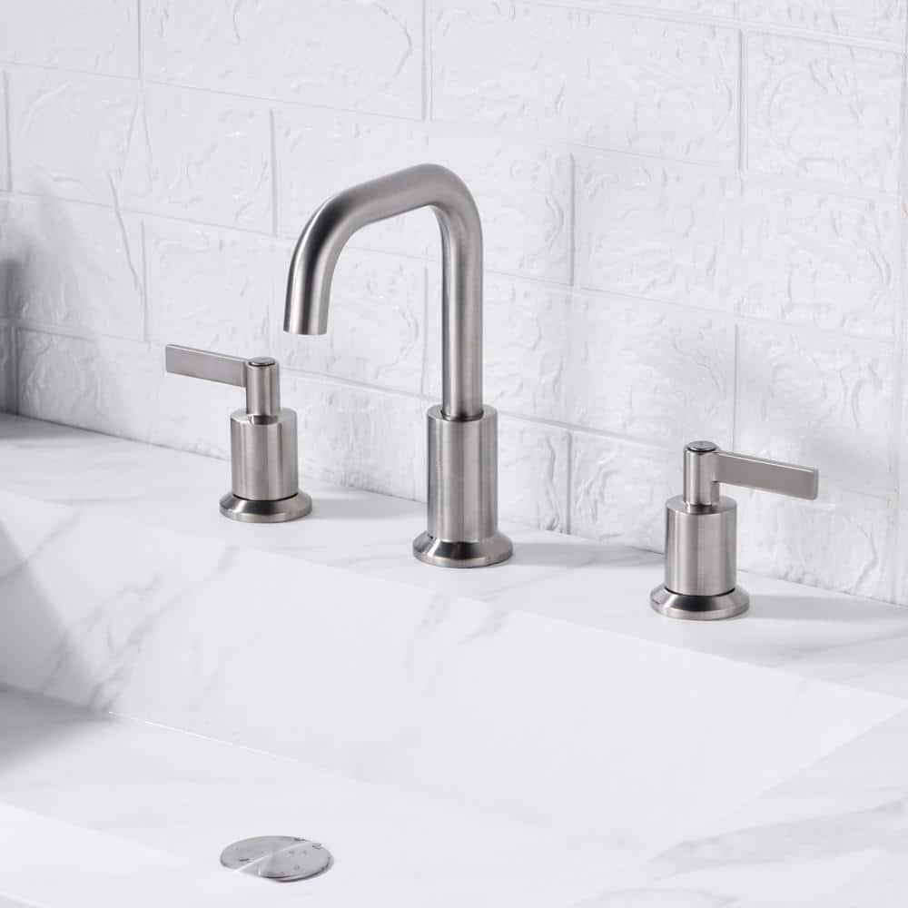 Kree Widespread 2-handle Bathroom Faucet with Drain Assembly