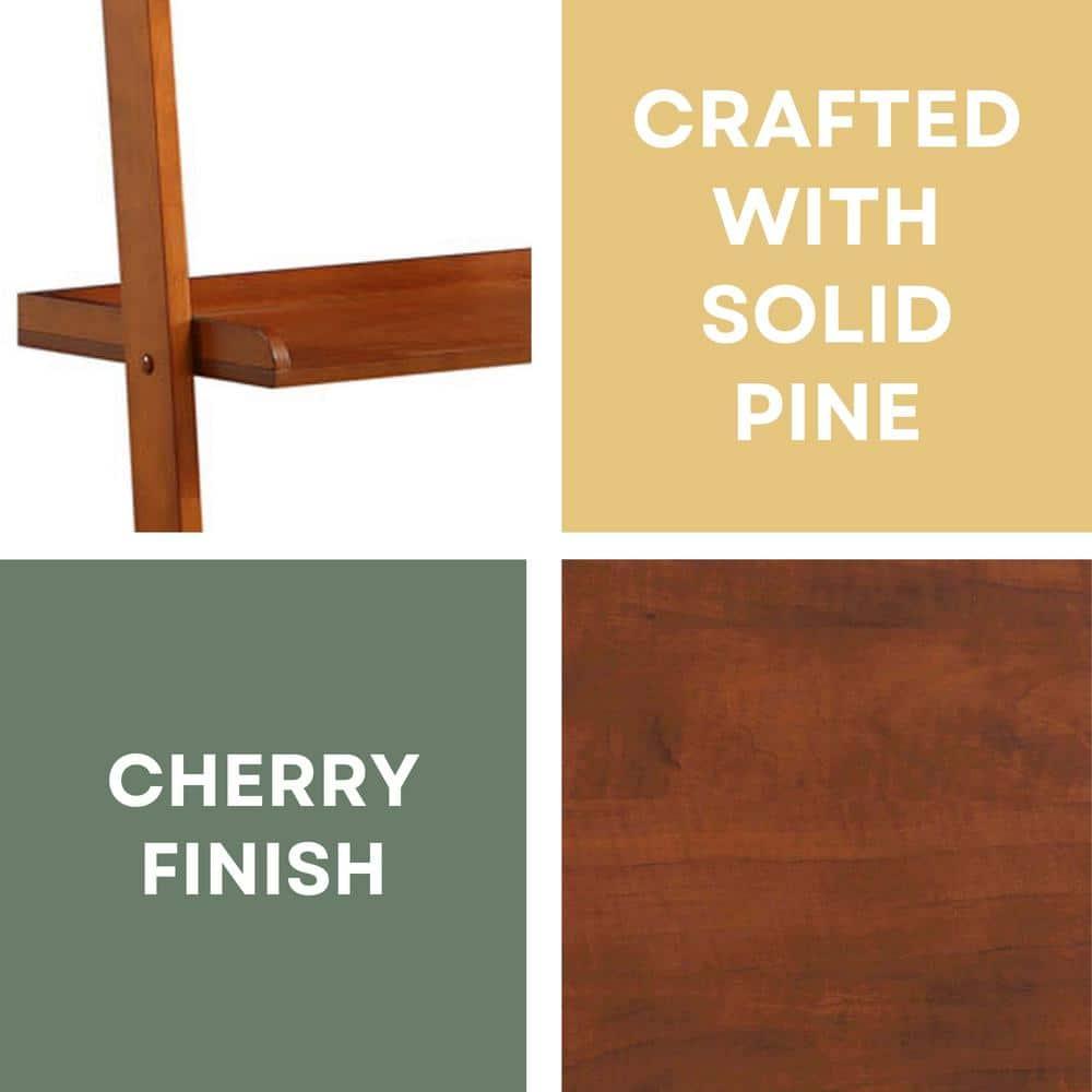 Convenience Concepts American Heritage Bookshelf Ladder, Cherry