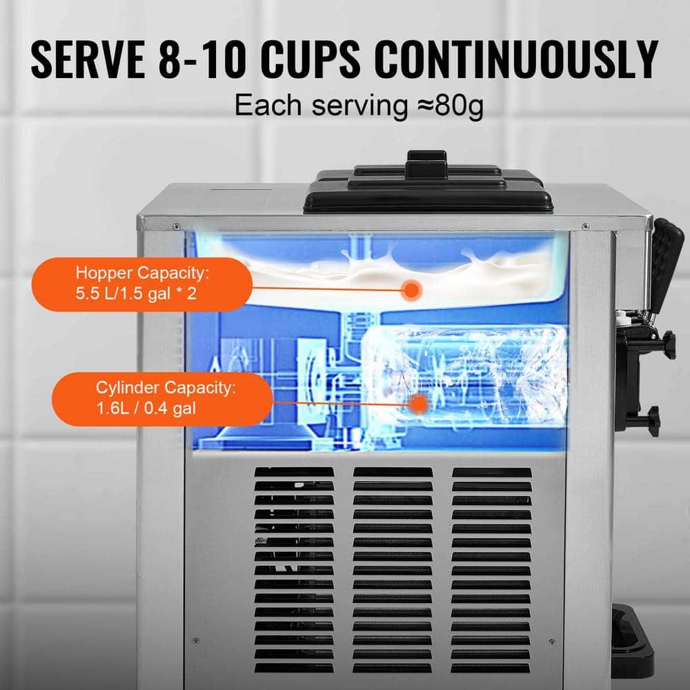 VEVOR VEVOR Soft Serve Ice Cream Machine Maker
