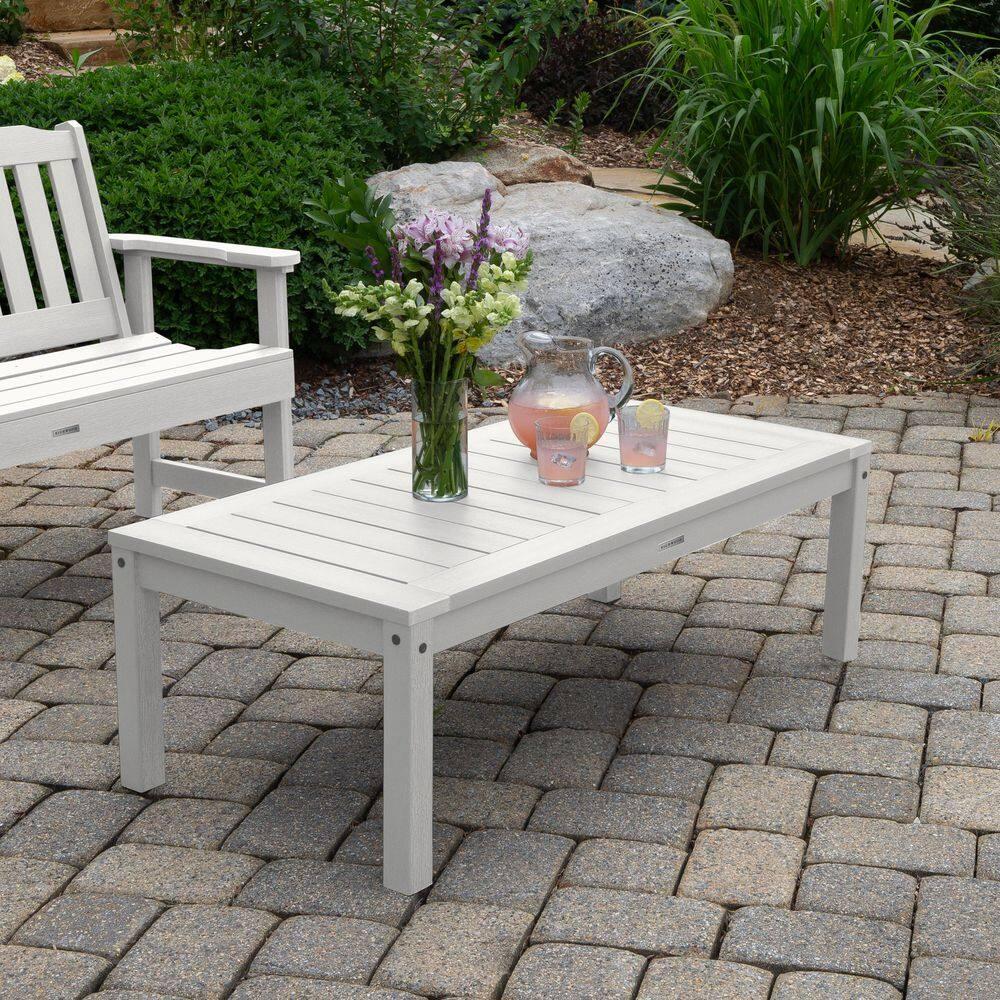 Highwood Adirondack Coffee/Conversation Table - 24" W x 48" L x 16" H, Outdoor, Eco-friendly, Synthetic Wood