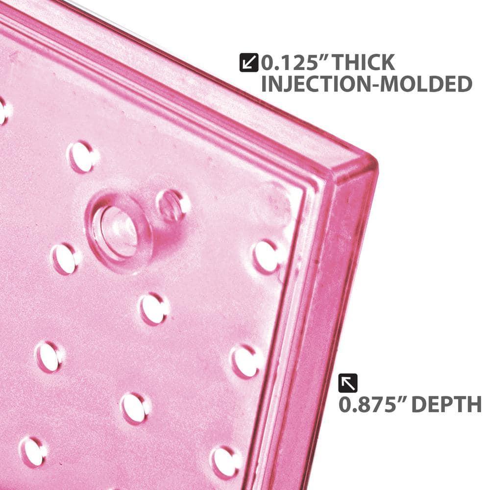 Azar Displays 900988-PNK 125-Piece Pegboard Organizer Kit (2 - 24"x24")