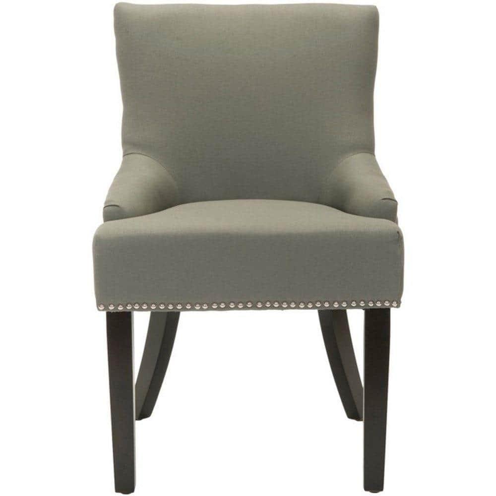 Lotus Sea Mist Linen Upholstered Parsons Side Chair