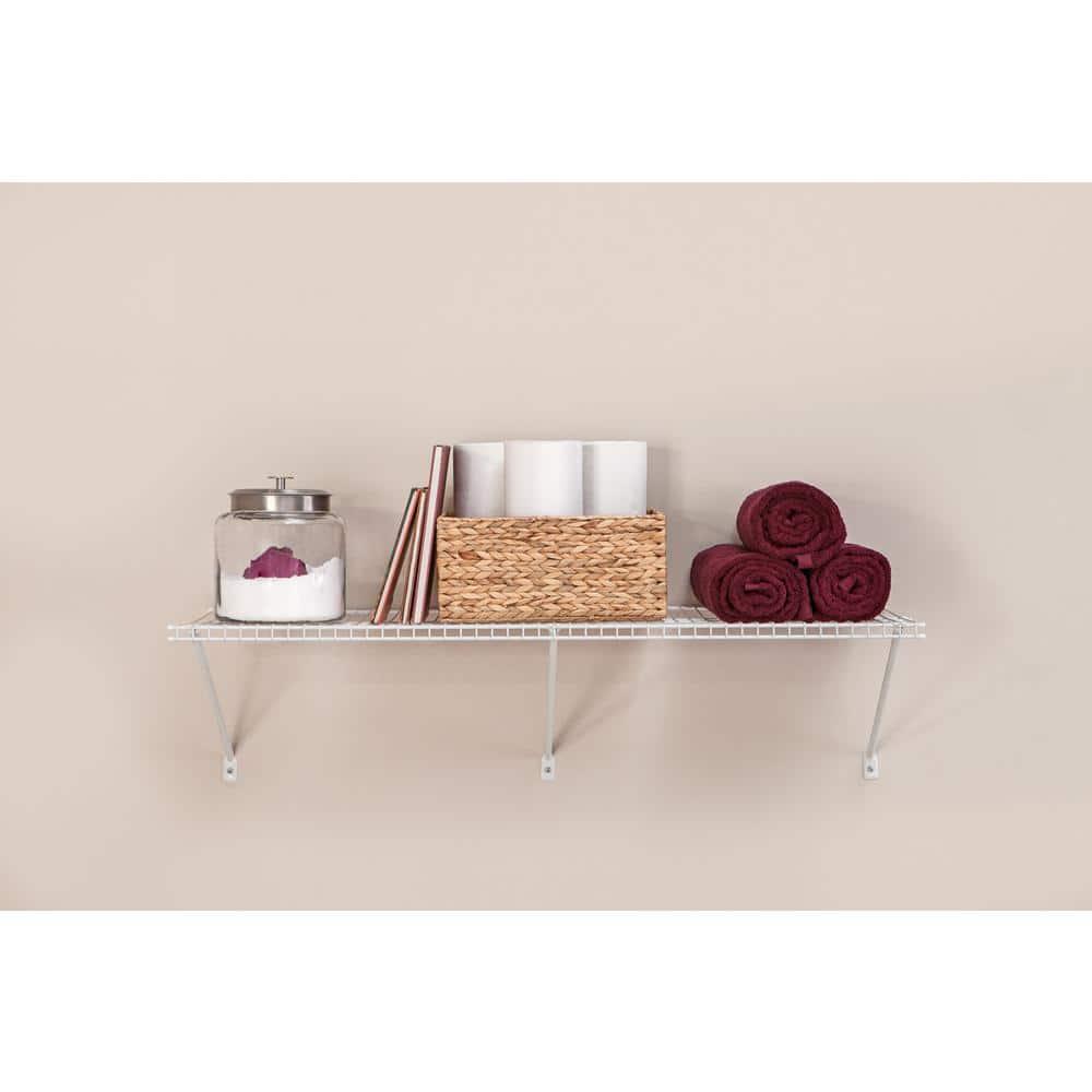 ClosetMaid 4' x 16" HD Utility Shelf, White
