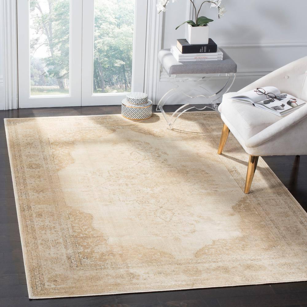 Vintage VTG122 Power Loomed Indoor Accent Rug - Creme - 2'x3' - Safavieh.