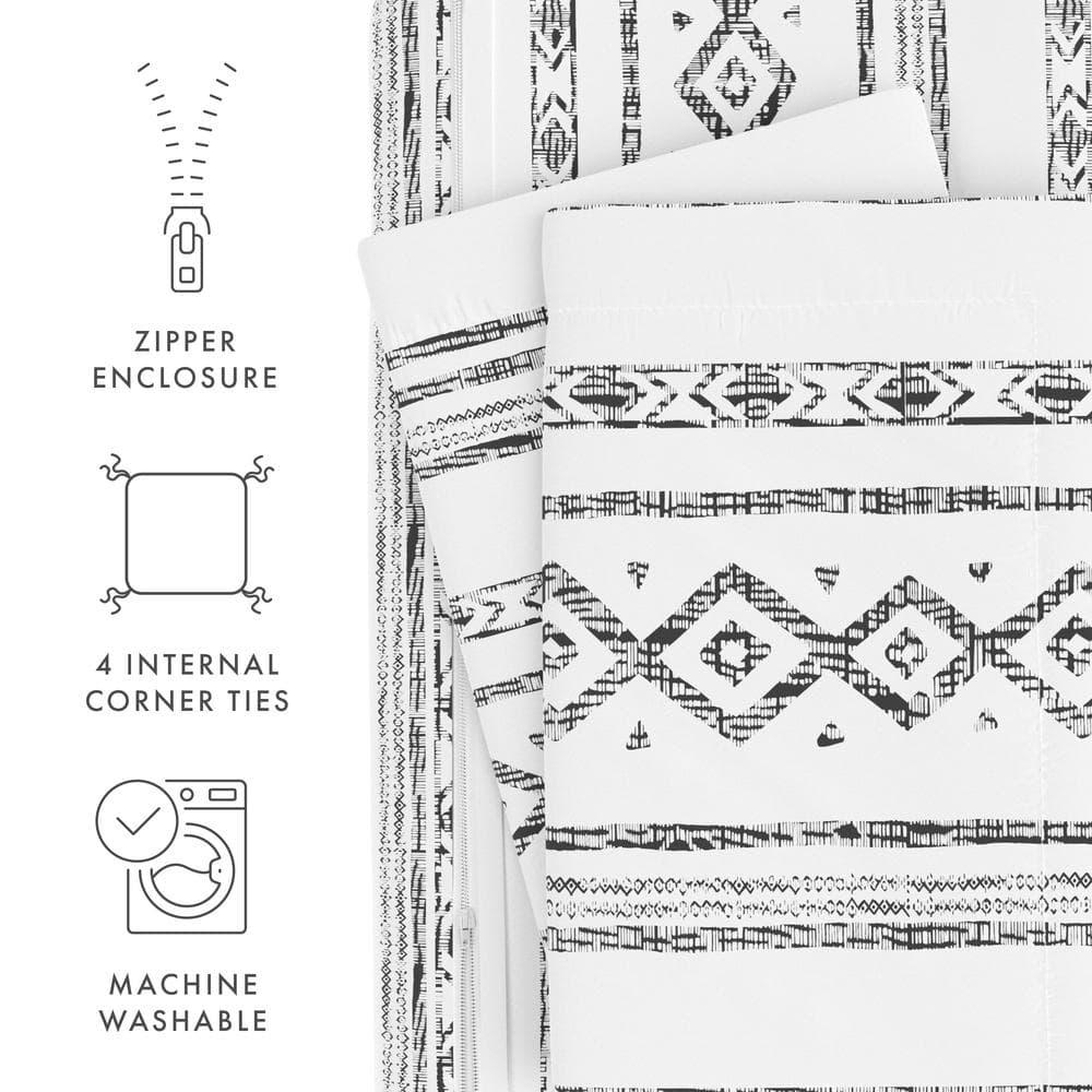 Becky Cameron Geo Threads Pattern Duvet Cover Set