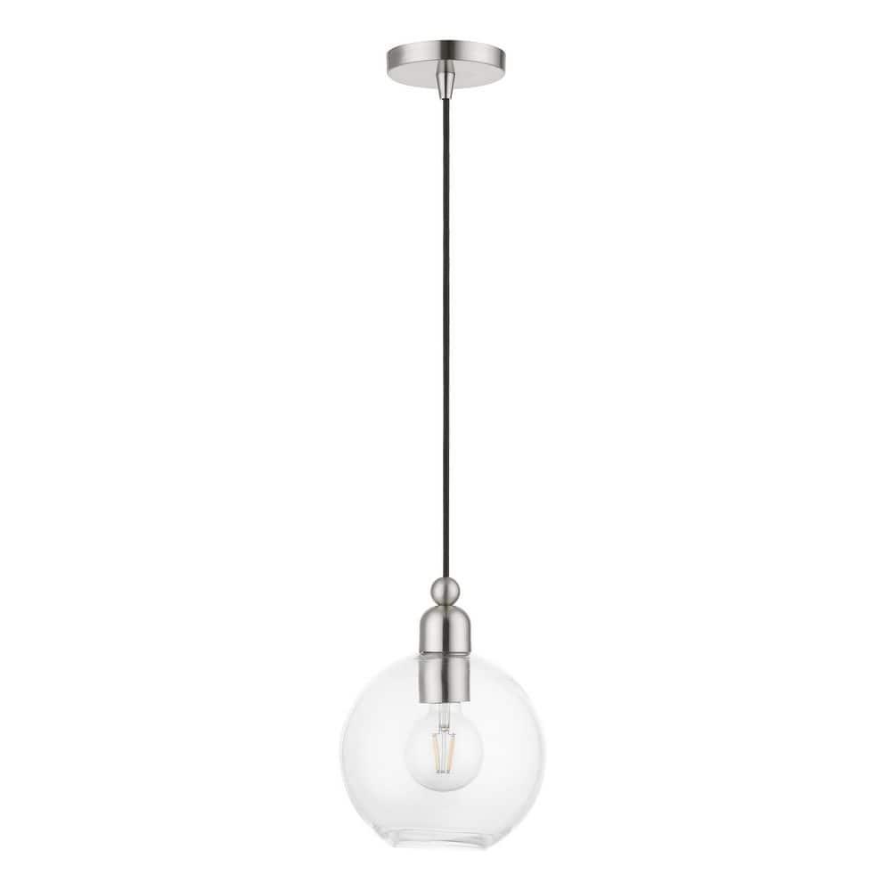 Livex Lighting Downtown 1 - Light Pendant in  Brushed Nickel