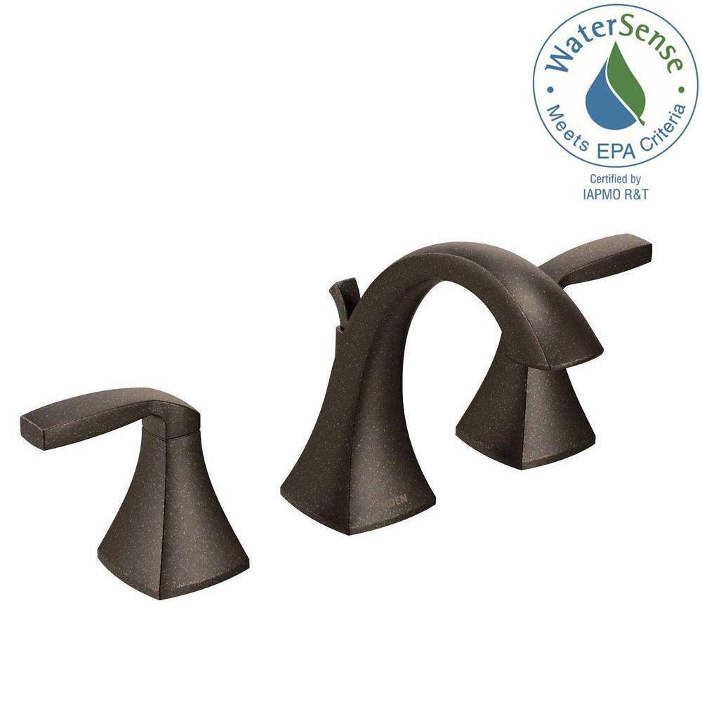 Moen Voss Two Handle 8 in. Widespread Bathroom Faucet Trim Kit, Valve Required