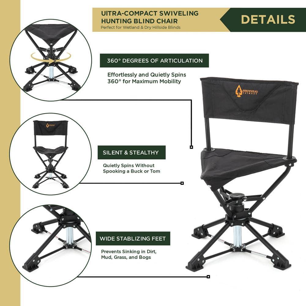 ARROWHEAD Outdoor Folding Camping Chair